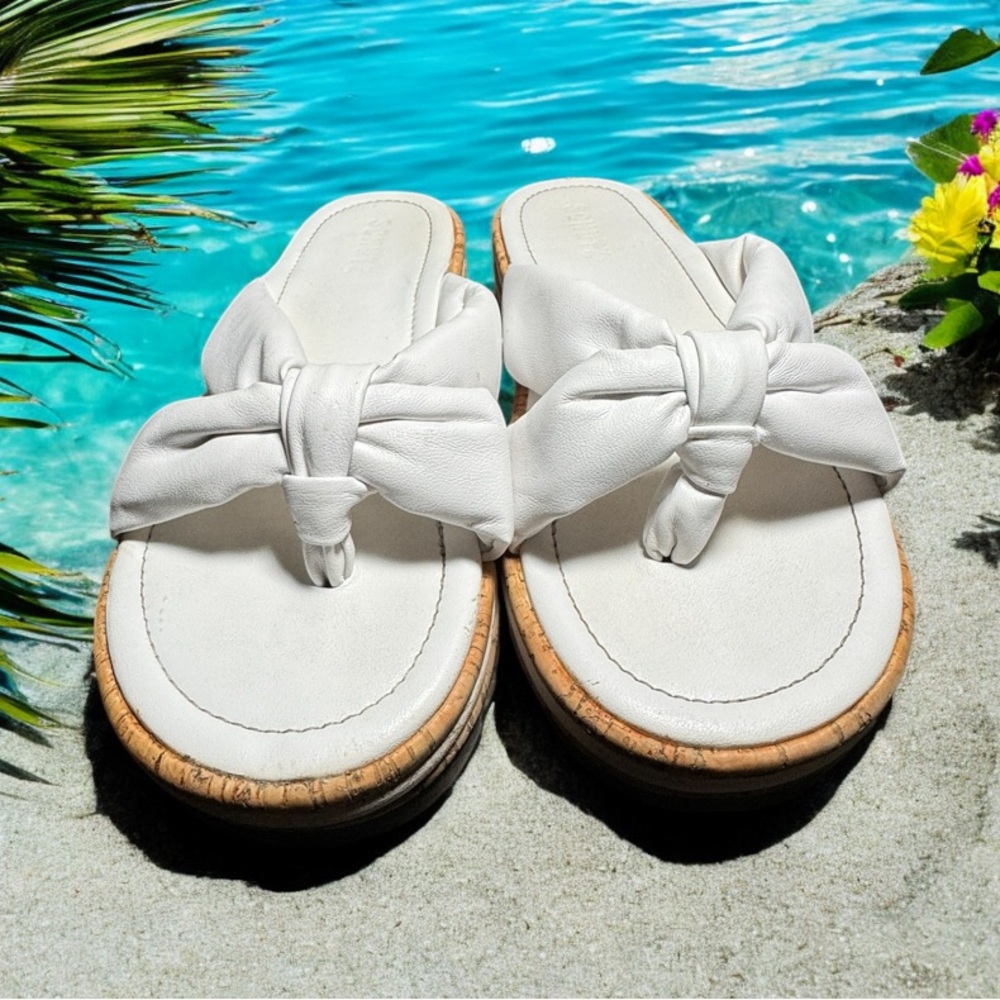 Schutz size 7B white platform fairy sandal